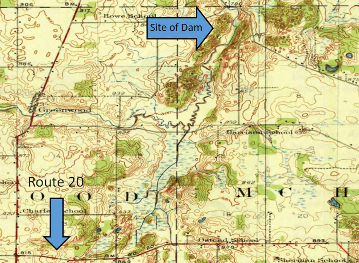 Map of where damn is located